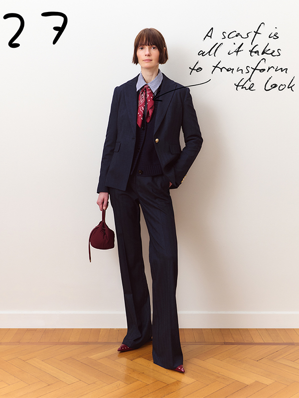 Blazer de gabardina efecto vaquero