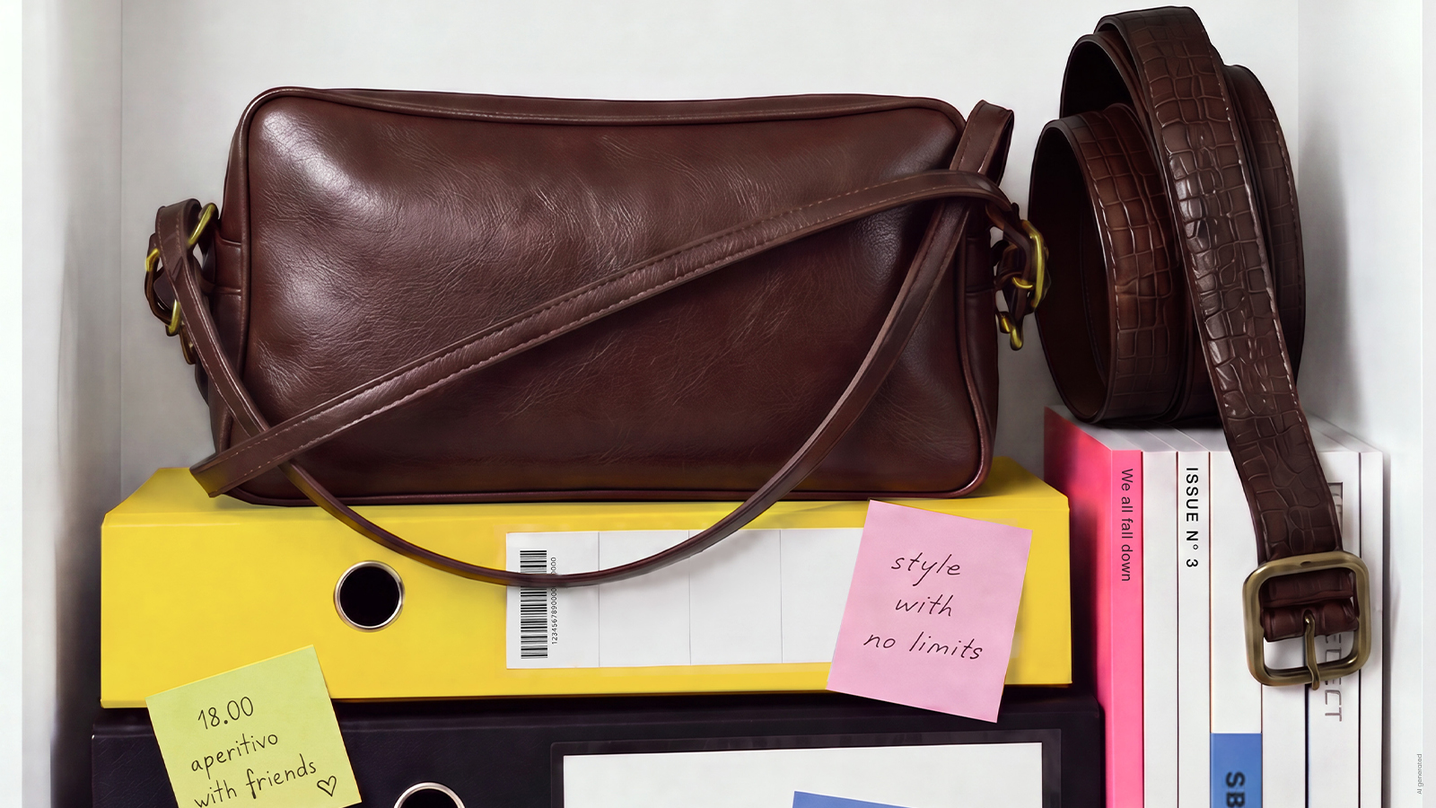 Bolso baúl con doble asa