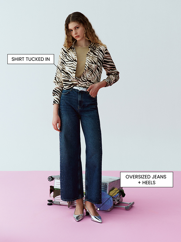 Denim Oversize Blu Intrend